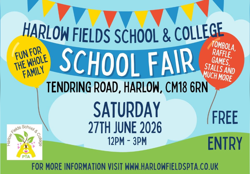 Harlow Fields Summer Fayre - Flyer